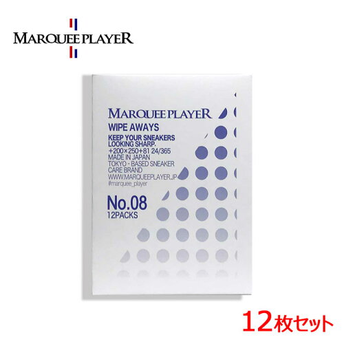 JAN 4580691390087 MARQUEE PLAYER シューズケア用品 拭き取りタイプ   WIPE AWAYS No.08 株式会社CANDIDATE CITY 靴 画像