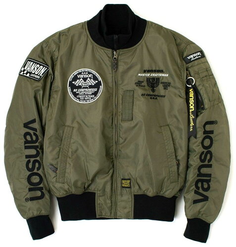 JAN 4580709898413 VANSON バンソン MA-1ジャケット サイズ：2XL 有限会社オールドネイビー 車用品・バイク用品 画像