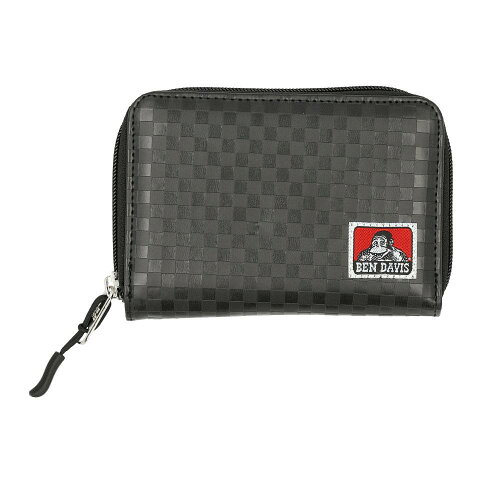 JAN 4580738133851 BF022023-1A-2B BEN DAVIS ベンデイビス ROUND WALLET BDW-9313 BLACK/V1 株式会社ブレンズ バッグ・小物・ブランド雑貨 画像