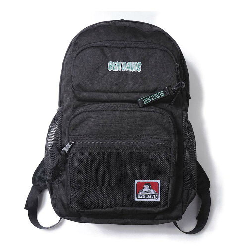 JAN 4580738134551 BF022026-1A-2C BEN DAVIS ベンデイビス CLASS DAYPACK BDW-8306 BLACK/GREEN 株式会社ブレンズ バッグ・小物・ブランド雑貨 画像