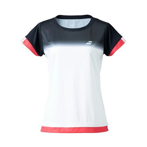 JAN 4580749710072 BWG2332C-WH00-XL BabolaT バボラ レディース CLUB SHORT SLEEVE SHIRT ホワイト・サイズ：XL Babolat VS Japan株式会社 スポーツ・アウトドア 画像