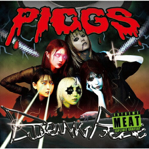 JAN 4582169614077 BURNING PRIDE／豚反骨精神論（TYPE A）/CDシングル（12cm）/PIGGS-000008 サンバフリー有限会社 CD・DVD 画像