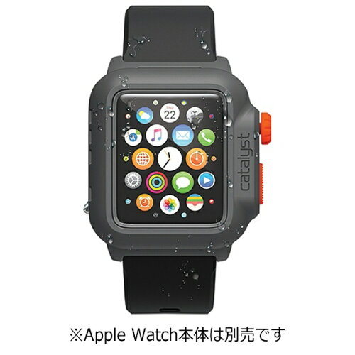 JAN 4582269469904 トリニティ｜Trinity カタリスト Apple Watch 42mm用 完全防水ケース CT-WPAW15-BKOR Black Orange トリニティ株式会社 スポーツ・アウトドア 画像