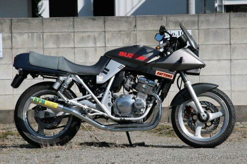 JAN 4582287251307 RPM アールピーエム RPM-67Racingフルエキゾーストマフラー サイレンサーカバー：アルミ GSX400S カタナ SUZUKI スズキ 株式会社アール・ピー・エム 車用品・バイク用品 画像