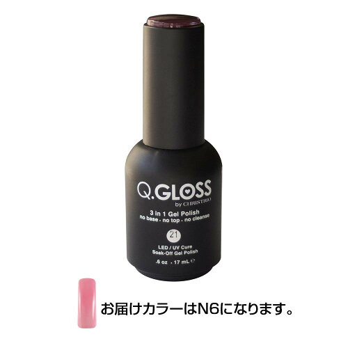 JAN 4582292876809 NES CHRISTRIO Qgloss カラージェル 17ml N6 1205343 有限会社エヌイーエス 美容・コスメ・香水 画像