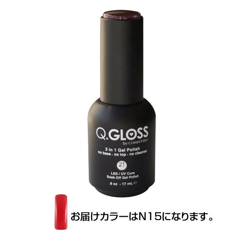 JAN 4582292876847 NES CHRISTRIO Qgloss カラージェル 17ml N15 1205347 有限会社エヌイーエス 美容・コスメ・香水 画像