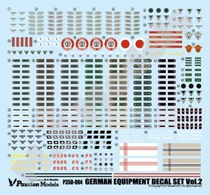 JAN 4582316531240 パッションモデルズ 1/35 ドイツ軍装備品デカールセットVol.2 ディテールアップパーツ 株式会社M.S Models ホビー 画像