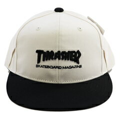 JAN 4582330949939 スラッシャー THRASHER MAG LOGO ツイル6P CAP カラー：IVO×BLK サイズ：F フリー #21TH-C27 株式会社ヒッツ スポーツ・アウトドア 画像