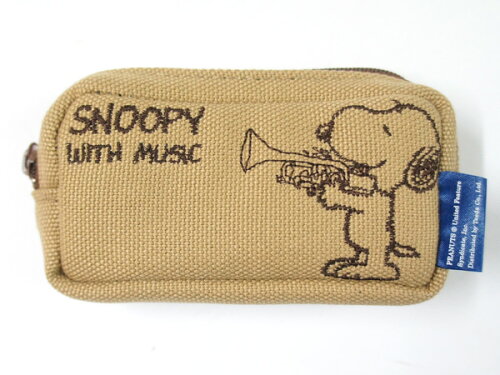 JAN 4582336300192 SNOOPY with Music トランペットマウスピースポーチ SMP-TPBG 有限会社ティーダ 楽器・音響機器 画像