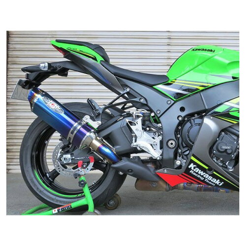 JAN 4582346464068 BEET ビート NASSERT ナサート Evolution TypeII スリップオンマフラー ZX-10R ZX-10RR KAWASAKI カワサキ サイレンサータイプ：チタン+ブルーチタン 株式会社日本ビート工業 車用品・バイク用品 画像