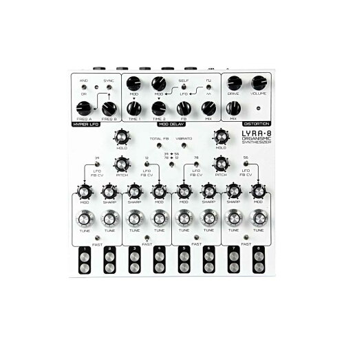 JAN 4582348928025 SOMA LYRA-8 シンセサイザー ホワイト 有限会社〓産起業 楽器・音響機器 画像