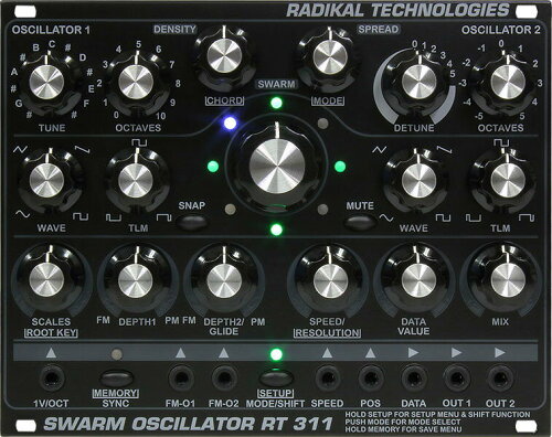 JAN 4582348928889 Radikal Technologies / RT-311 Swarm Oscillator デュアルデジタルオシレーター 有限会社〓産起業 楽器・音響機器 画像