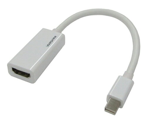 JAN 4582442903874 vodaview 4K 60Hz MiniDisplayPort to HDMI変換アダプタ 白 シュアファイヤージャパン・エレクトリカル株式会社 パソコン・周辺機器 画像