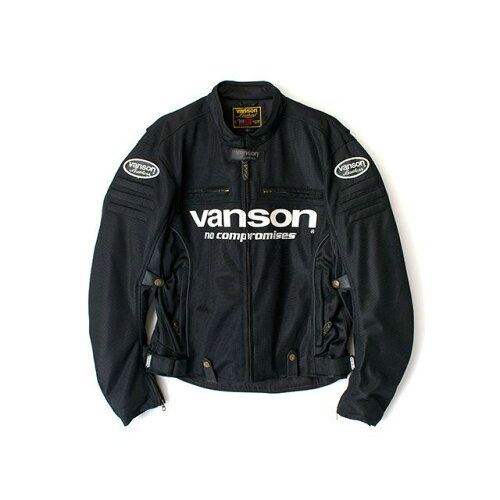 JAN 4582480238136 VANSON バンソン メッシュライダースジャケット サイズ：3XL 有限会社オールドネイビー 車用品・バイク用品 画像