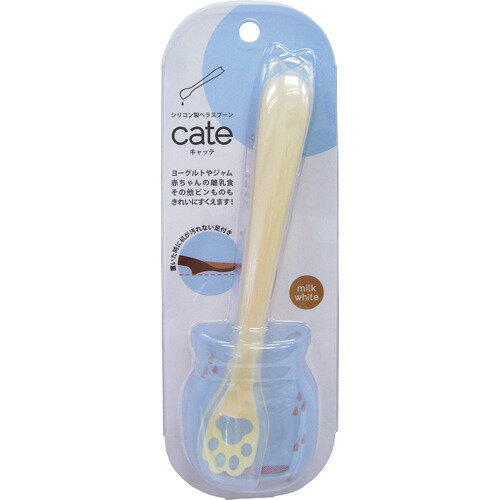 JAN 4582494590169 エアキッチン シリコンスプーン cate ミルクホワイト(1コ入) 株式会社エア キッチン用品・食器・調理器具 画像