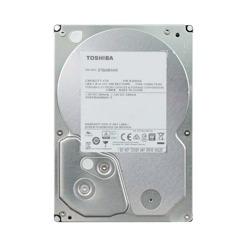 JAN 4582535436135 東芝 TOSHIBA 内蔵HDD 3.5インチ 4TB 省電力モデル DT02ABA400-2YW 2年保証 SATA 6Gbps対応 フィールドスリー株式会社 パソコン・周辺機器 画像