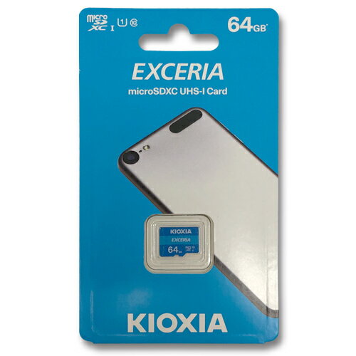 JAN 4582563850866 KIOXIA 64GB microSDXCカード EXCERIA CLASS10 LMEX1L064GG4 キオクシア株式会社 TV・オーディオ・カメラ 画像