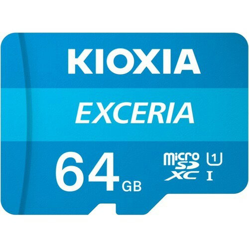 JAN 4582563850965 KIOXIA microSDXCカード EXCERIA 64GB UHS-I KMU-A064G(1個) キオクシア株式会社 TV・オーディオ・カメラ 画像