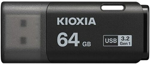 JAN 4582563855472 KIOXIA USBフラッシュメモリ USB3.2 Gen1 64GB LU301K064GG4 キオクシア株式会社 パソコン・周辺機器 画像