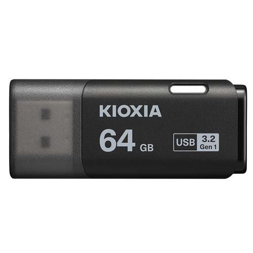 JAN 4582563855489 KIOXIA TransMemory U301 USB 3.2 Gen 1対応 USBメモリ ブラック 64GB KUC-3A064GK(1個) キオクシア株式会社 パソコン・周辺機器 画像