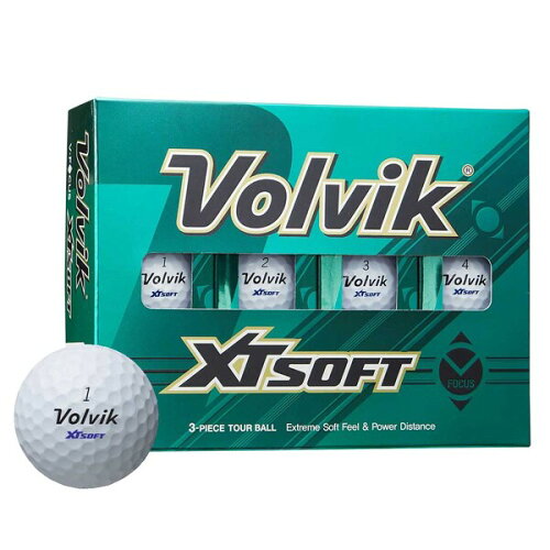 JAN 4582585948657 Volvik ゴルフボール XT SOFT ホワイト 1ダース VV59NA790100DZ 株式会社フラッグ スポーツ・アウトドア 画像