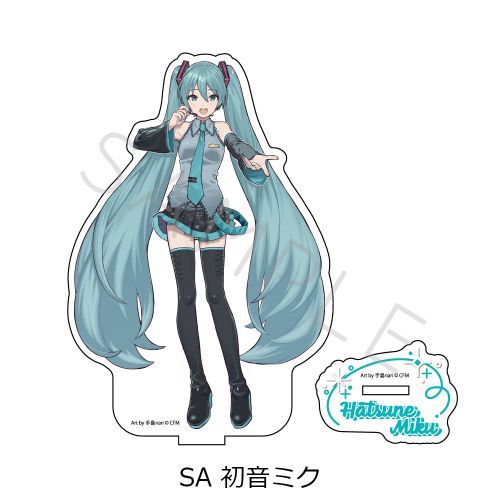 JAN 4582721681844 初音ミク＆ピアプロキャラクターズ アクリルスタンド SA 初音ミク シンクイノベーション シンクイノベーション株式会社 ホビー 画像