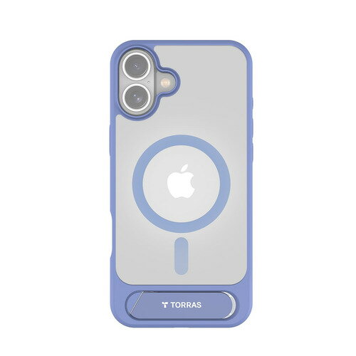 JAN 4582724763158 TORRAS｜トラス Torras - Pstand case for iPhone 16 6.1インチ Light Blue X00FX1821 楽創天成株式会社 スマートフォン・タブレット 画像