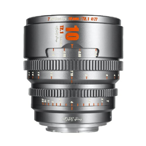 JAN 4582733051222 七工匠｜7artisans シネマレンズ 7Artisans HOPE Prime 10mm T2.1 Super 35mm マイクロフォーサーズマウント チタングレー 7A-HP10T21-M43-T マイクロフォーサーズ /単焦点レンズ 株式会社焦点工房 TV・オーディオ・カメラ 画像