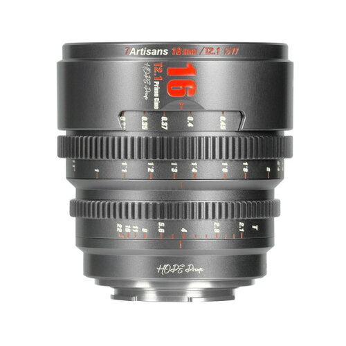 JAN 4582733051284 七工匠｜7artisans シネマレンズ 7Artisans HOPE Prime 16mm T2.1 Super 35mm 富士フイルムXマウント チタングレー 7A-HP16T21-X-T FUJIFILM X /単焦点レンズ 株式会社焦点工房 TV・オーディオ・カメラ 画像