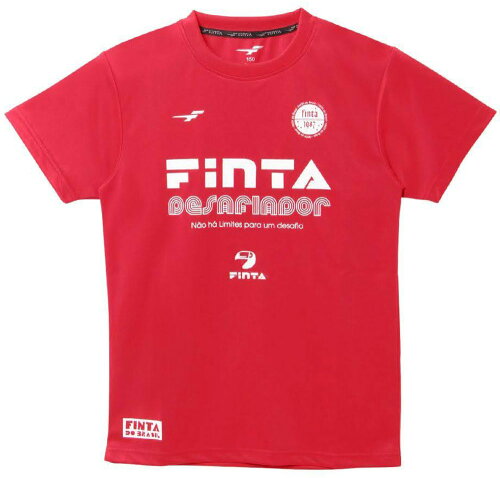 JAN 4589415179649 フィンタ FINTA ジュニア サッカー プラクティスTシャツ レッド FT8555 7100 キッズ フィンタジャパン株式会社 スポーツ・アウトドア 画像