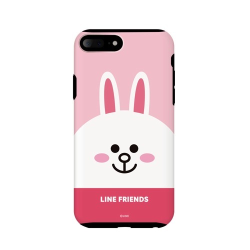 JAN 4589419347167 ラインフレンズ iPhone 8 PLus／7 PLus ケース フェイス コニー KCL-DCF003(1コ入) LINE Friends Japan株式会社 スマートフォン・タブレット 画像