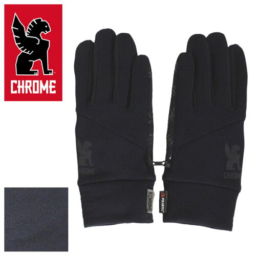 JAN 4589420694151 chrome クローム クロム jp-065 power strech glove パワーストレッチグローブ black jpn ltd 全  ch187 クローム・インダストリーズジャパン(同) バッグ・小物・ブランド雑貨 画像