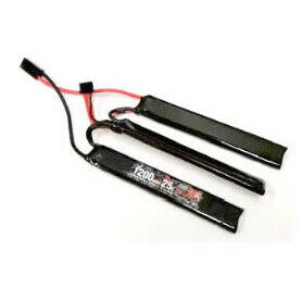 JAN 4589434351804 TOPLINE FORCE POWER LiPo 11.1V 1200mAh 25C 3セル セパレートtype エアガン 株式会社SPEC販売 ホビー 画像