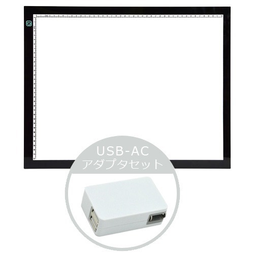 JAN 4589452950478 サンコー ごくうす調光USBトレース台(A3)USB-ACアダプタセット ULEDTSA3XUAC221(1セット) 株式会社アッシー 日用品雑貨・文房具・手芸 画像