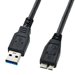 JAN 4589452975983 サンワサプライ usb3.0マイクロケーブルa-microb  ku30-amc05bk ku30-amc05bkx10 株式会社アッシー パソコン・周辺機器 画像