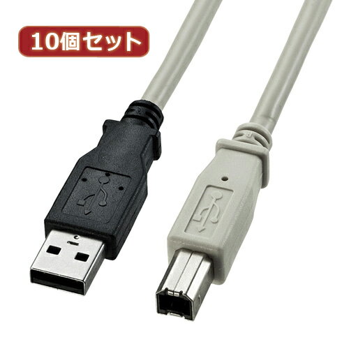 JAN 4589452976386 サンワサプライ USB2.0ケーブル KU20-3K KU20-3KX10 株式会社アッシー パソコン・周辺機器 画像