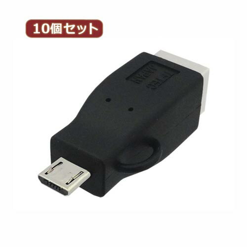 JAN 4589452979523 3Aカンパニー USB2.0 Bメス-microUSBオス変換プラグ USB変換アダプタ UAD-BMCB UAD-BMCBX10 株式会社アッシー パソコン・周辺機器 画像