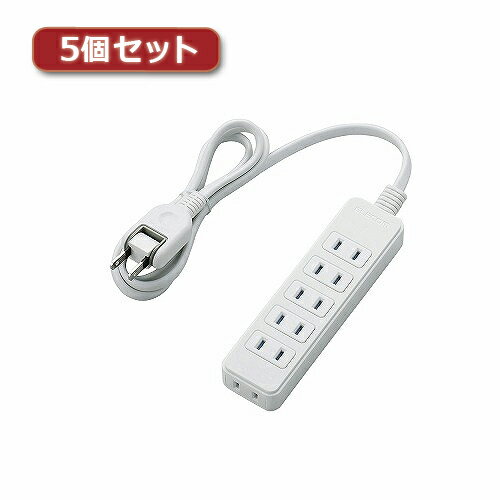 JAN 4589452987696 エレコム ほこりシャッター付き電源タップ T-ST02-22610WH T-ST02-22610WHX5 株式会社アッシー パソコン・周辺機器 画像