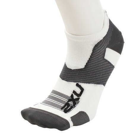 JAN 4589454929564 ランニング ソックス VECTR ULTRALIGHT NO SHOW SOCKS WHT/GRY UA5041E 株式会社ツータイムズユージャパン スポーツ・アウトドア 画像