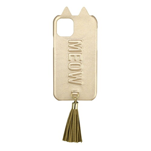 JAN 4589455005380 CCCフロンティア｜CCC FRONTIER iPhone 11 6.1インチ ケース Tassel Tail Cat Case gold UNI-CSIP19M-2TTCGD 株式会社ユニケース スマートフォン・タブレット 画像