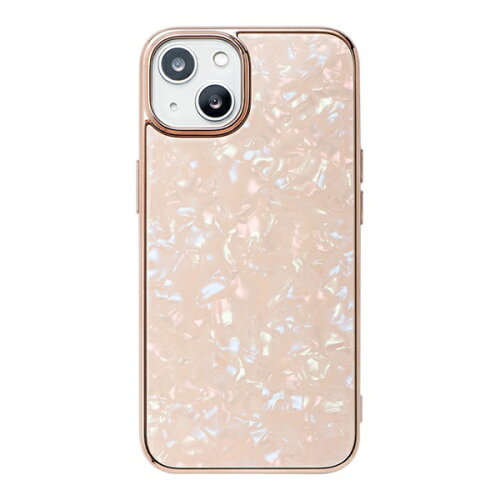 JAN 4589455008978 CCCフロンティア iPhone 13用Glass Shell Case coral pink UNI-CSIP21L-0GSCP 株式会社ユニケース 日用品雑貨・文房具・手芸 画像