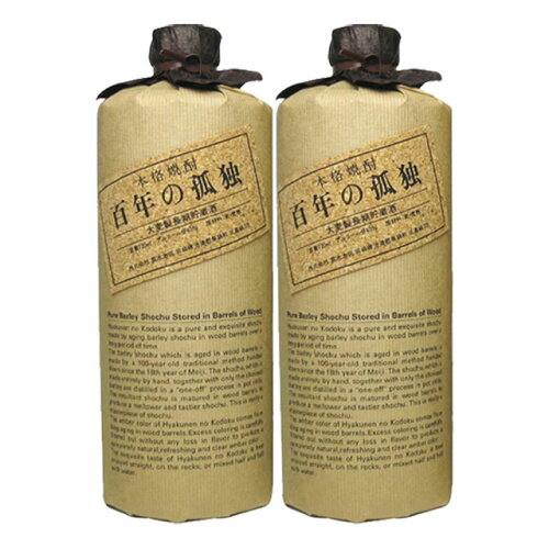 JAN 4589470061002 百年の孤独 乙類40° 麦 720ml 株式会社黒木本店 日本酒・焼酎 画像