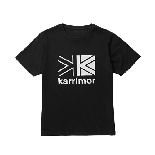 JAN 4589538682453 カリマー KARRIMOR ヴァーティカル ロゴ S/S Tシャツ ユニセックス サイズ：L カラー：ブラック #101313-9000 カリマーインターナショナル株式会社 スポーツ・アウトドア 画像