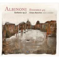 JAN 4589538716646 Albinoni アルビノーニ / 4声のシンフォニア作品2 6曲 バンキーニ＆アンサンブル415 輸入盤 ナクソス・ジャパン株式会社 CD・DVD 画像