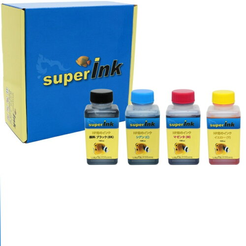 JAN 4589708213739 superInk HP用 詰め替え 互換インク 4色セット(各100ml) 株式会社EURONET パソコン・周辺機器 画像