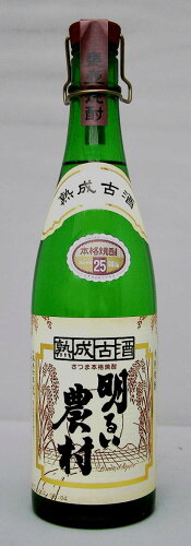 JAN 4589708740648 明るい農村 熟成古酒芋焼酎 25度 単 720ml 株式会社霧島町蒸留所 日本酒・焼酎 画像