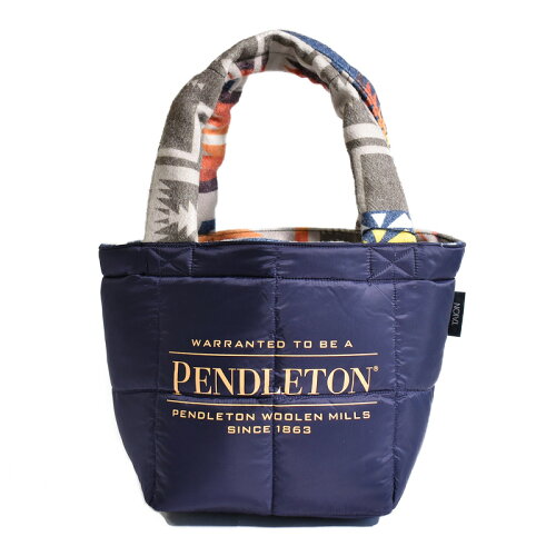 JAN 4589739082335 PENDLETON ペンドルトン REVERSIBLE LUNCH TOTE BAG-S リバーシブルランチトートバッグ フリー NAVY PDT-TON-223011 Grado Mondo株式会社 スポーツ・アウトドア 画像