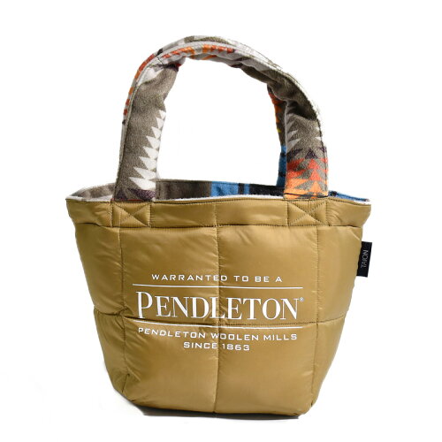 JAN 4589739082359 PENDLETON ペンドルトン REVERSIBLE LUNCH TOTE BAG-S リバーシブルランチトートバッグ フリー BEIGE PDT-TON-223011 Grado Mondo株式会社 スポーツ・アウトドア 画像