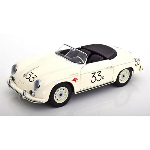 JAN 4589746693685 KK Scale 1/12 Porsche 356 A Speedster No.33 1955 ホワイト ミニカー 株式会社フリースタイル おもちゃ 画像