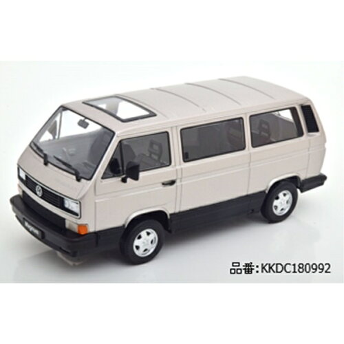 JAN 4589746699304 1/18 VW Bus T3 Multivan Magnum 1987 lightgrey-metallic ミニカー KK Scale 株式会社フリースタイル おもちゃ 画像